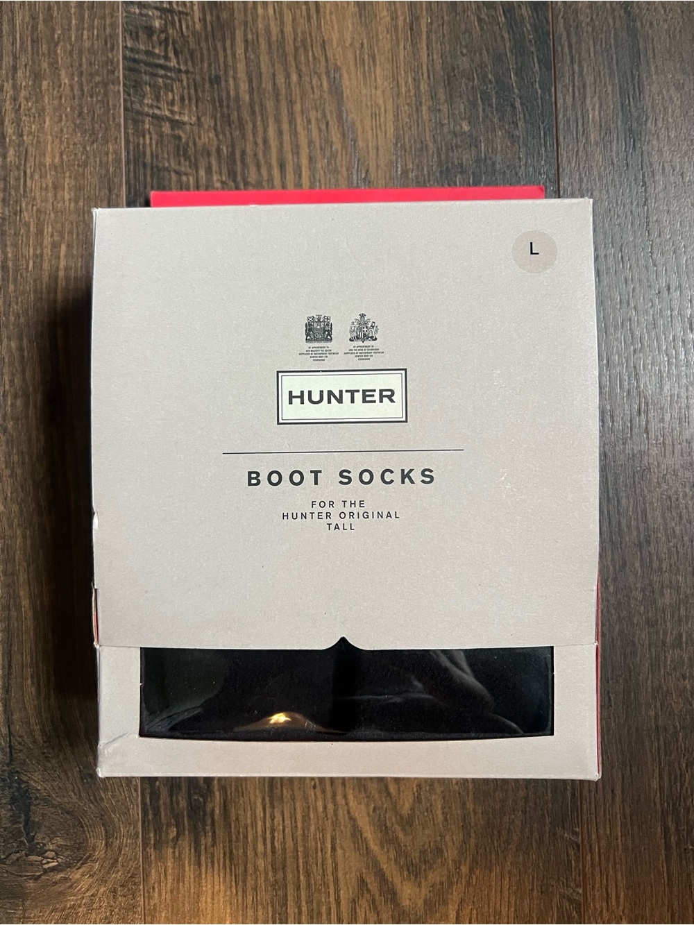 Hunter Original Tall Boot Socks – Black – Size Large – New in box